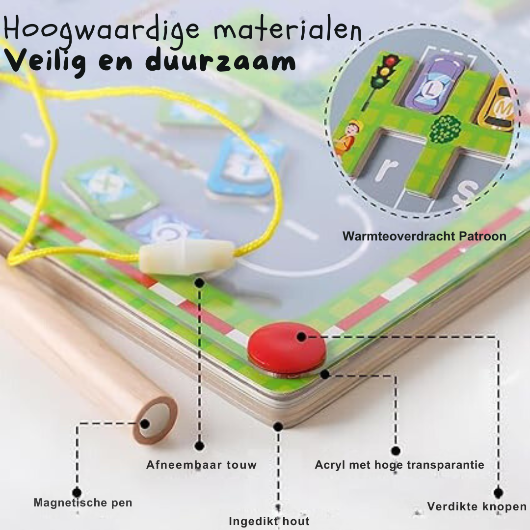 AlfaKids – Educational & Discovering – Magnetic Alphabet Play Board