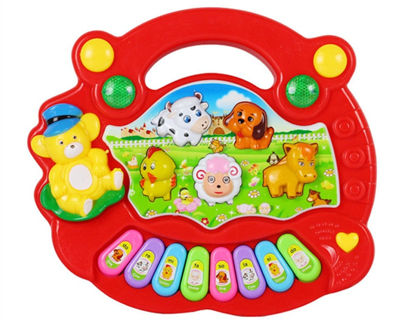 Musical animals - Toy piano for kids