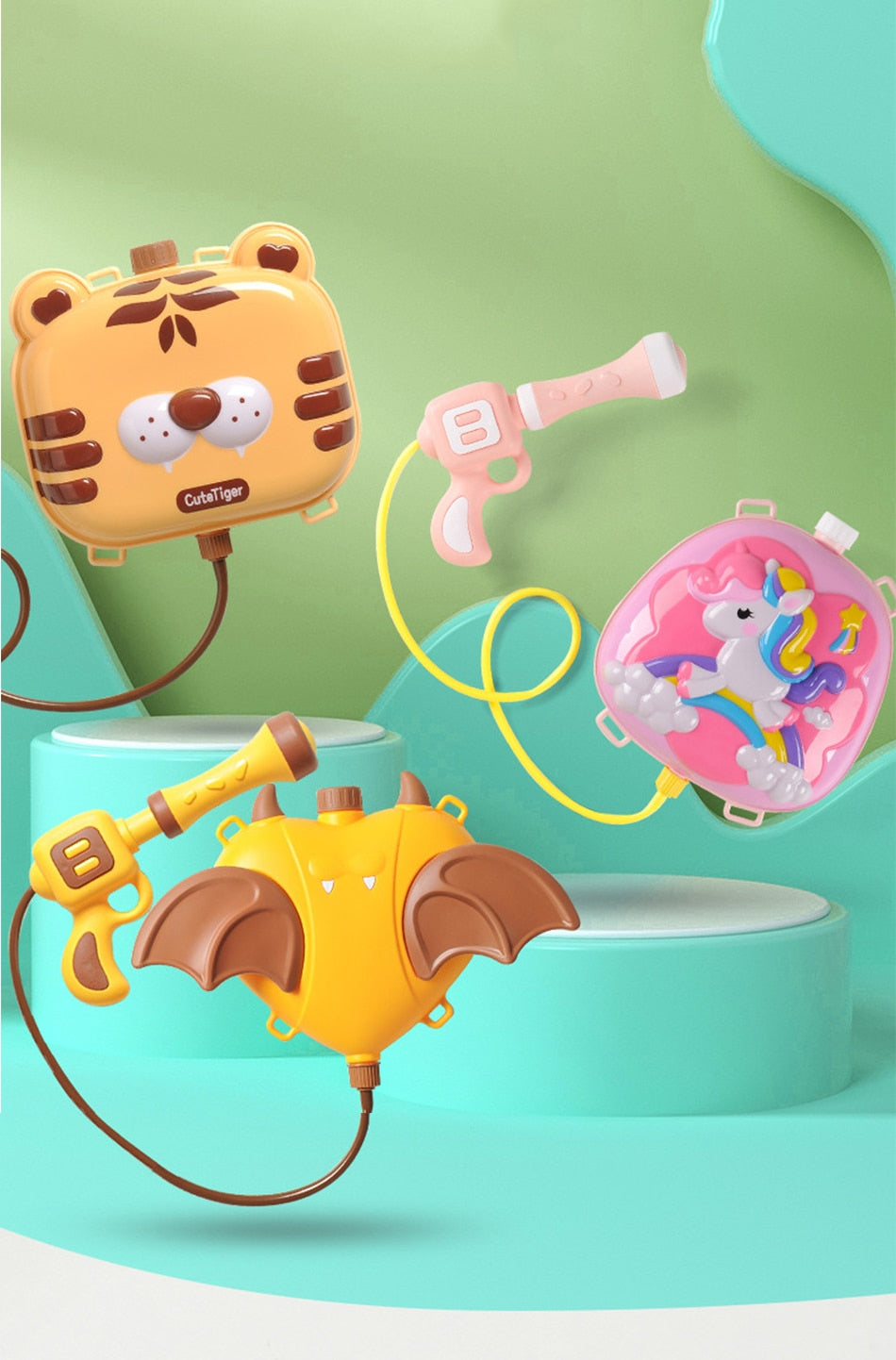 Water games for the little ones - Water pistol backpack