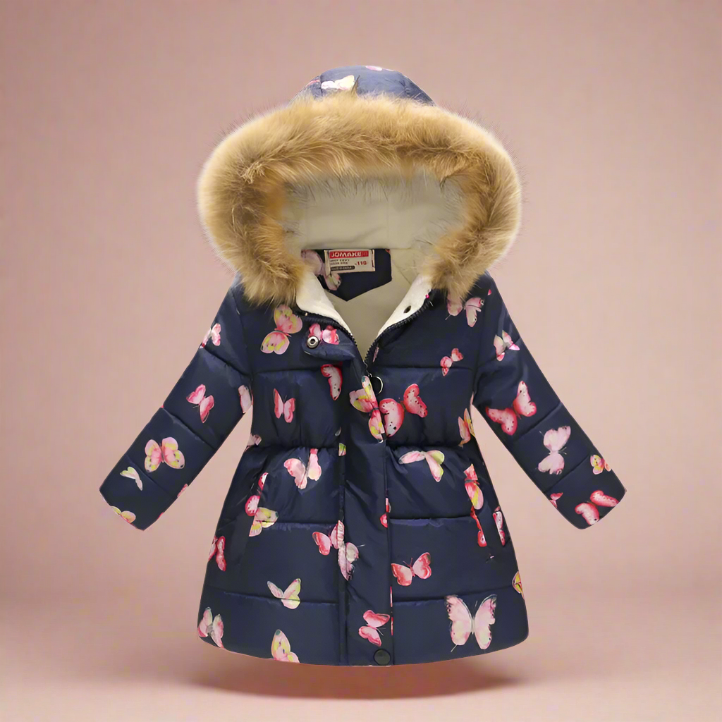 Elegant & Cozy – Quilted Winter Coat for Girls