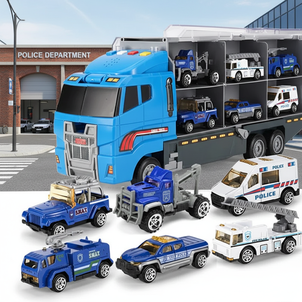 Realistic & Play – Container Truck