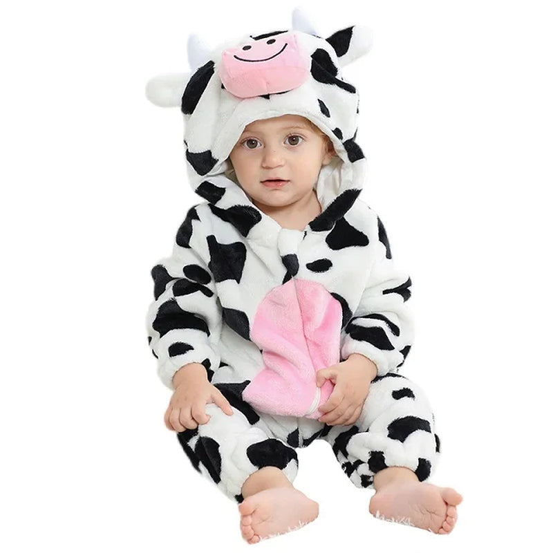 Durable & Washable - Animal Romper Onesie (0-24 months)