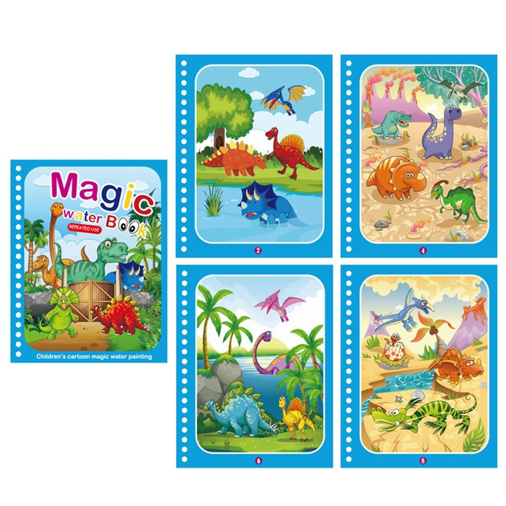 Colour with water - Colouring book