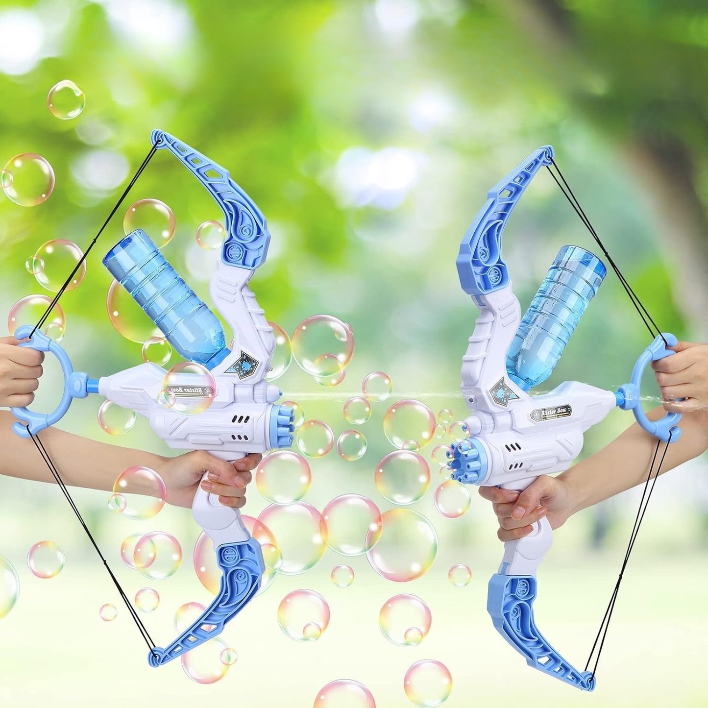 TrendyToys – Active & Innovative - 2-in-1 Bow Bubble Blower Machine