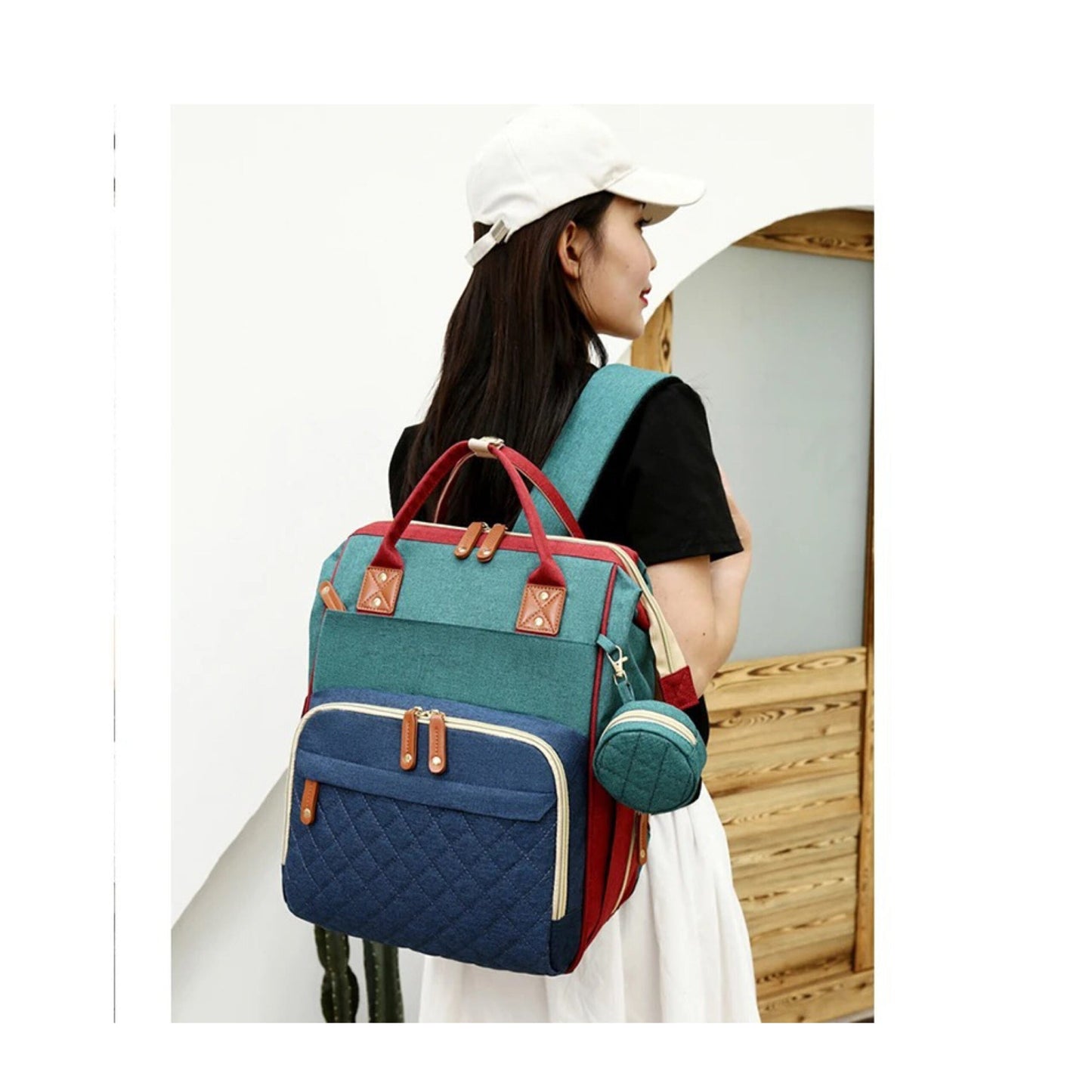 Always a Resting Place - 2-in-1 Diaper Bag with Infant Bed