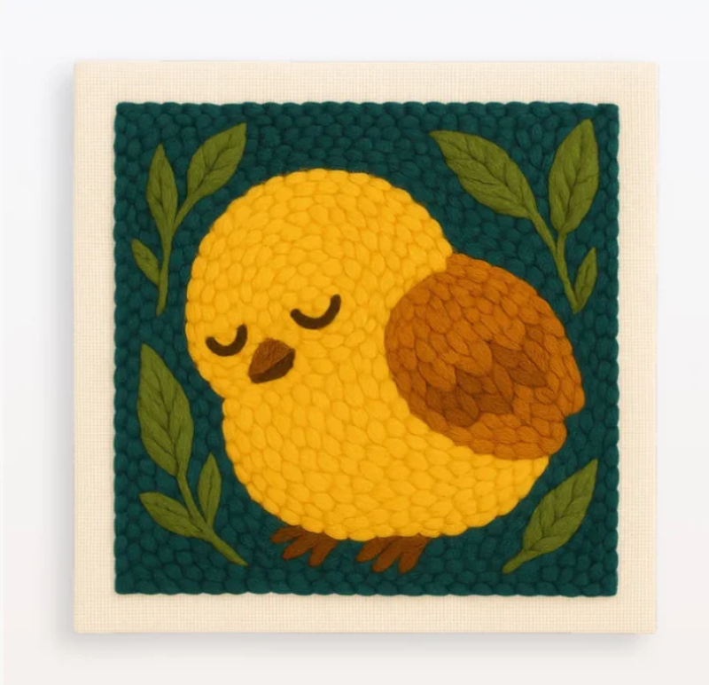 Handmade & Vibrant – Animal Embroidery Kit