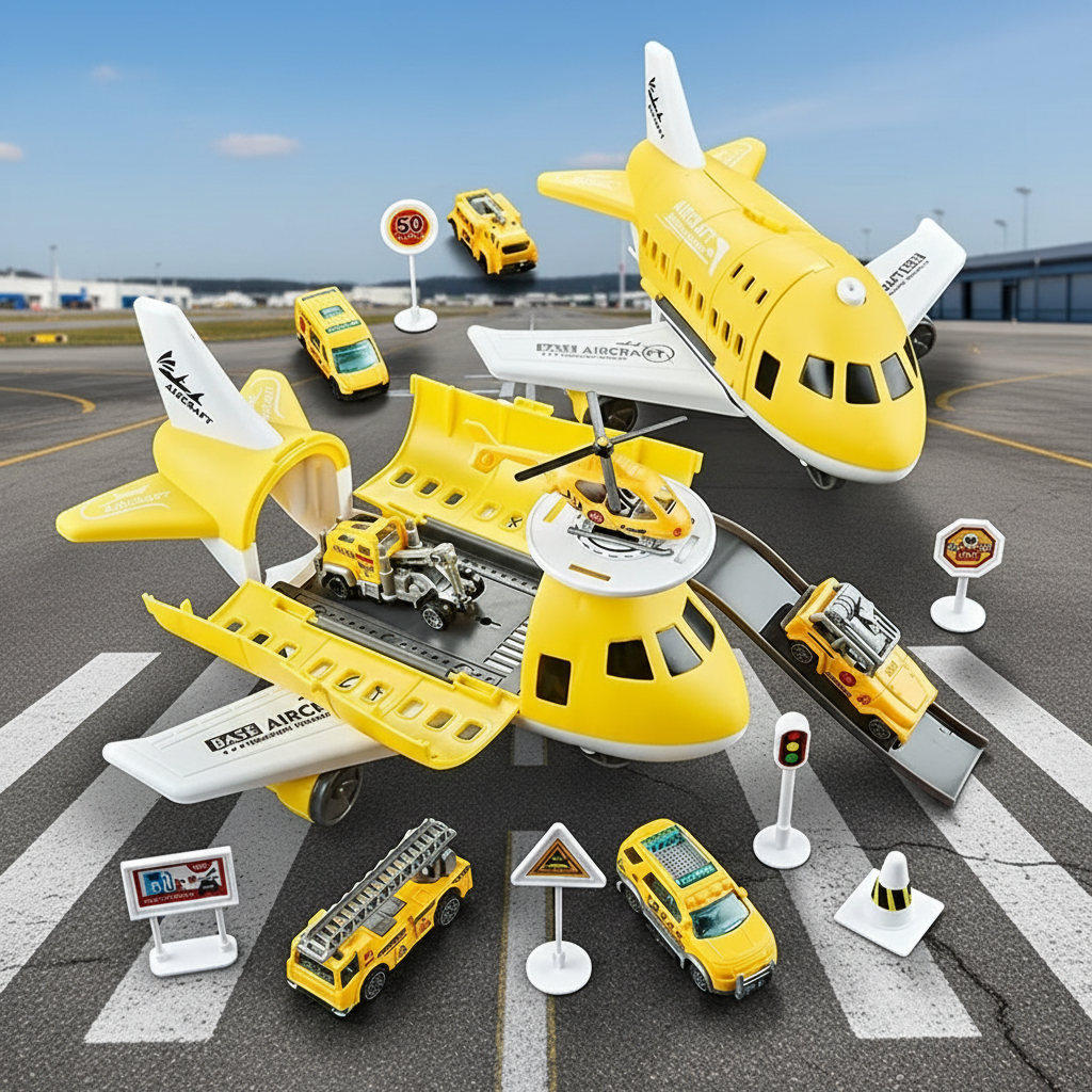 Interactive & Educational – Airport Play Kit With Vehicles