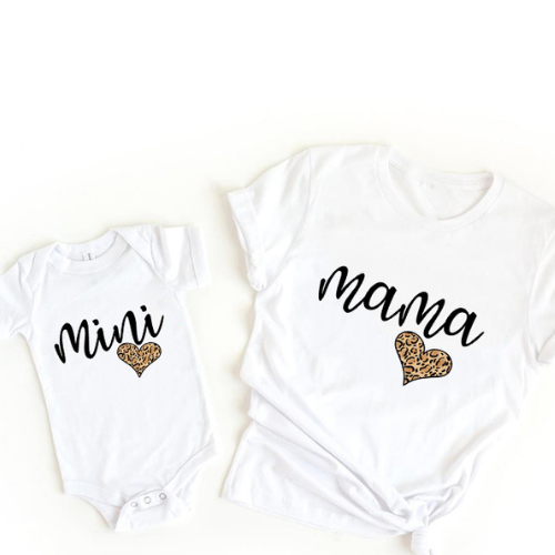 Mommy & Daughter - Matching Shirt & Romper
