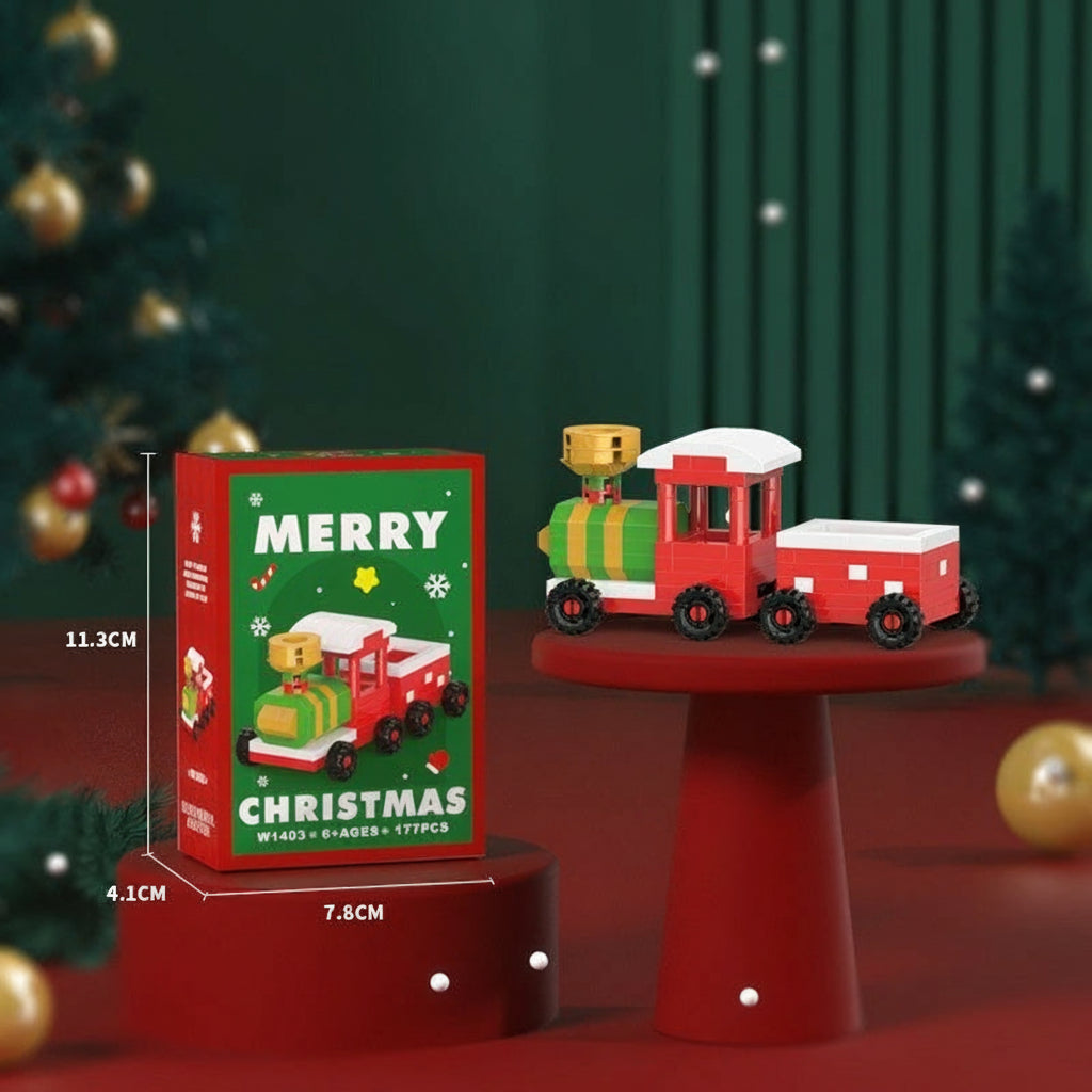 Cheerful & Decorative – Christmas Compact Building Blocks
