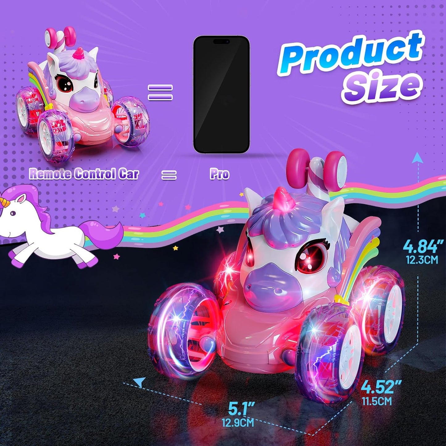 Vibrant & active – Unicorn RC car