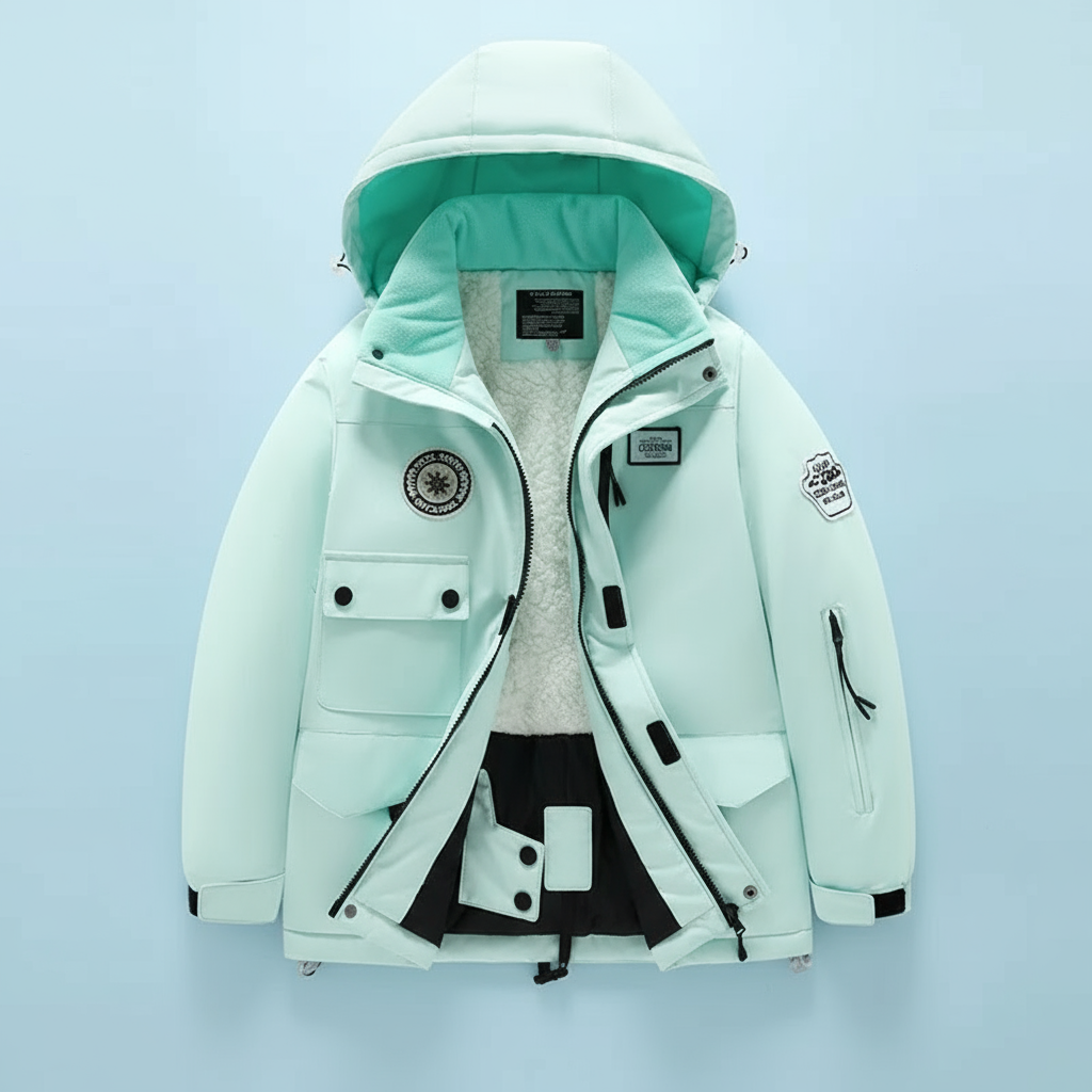 Breathable & Protective Waterproof – Ski Suit with Fleece Lining