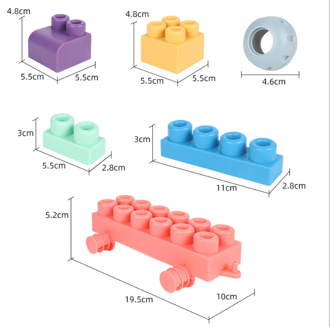 Building fun - Plush building blocks