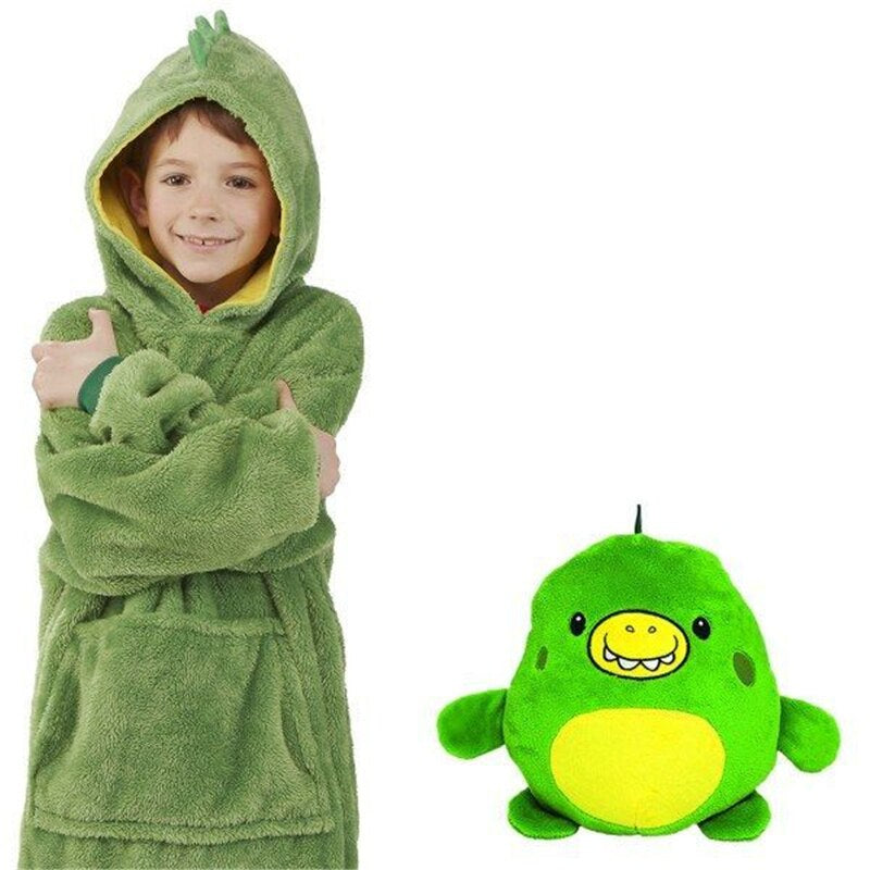 Hoodie and toy in one package - Warm kids's hoodie