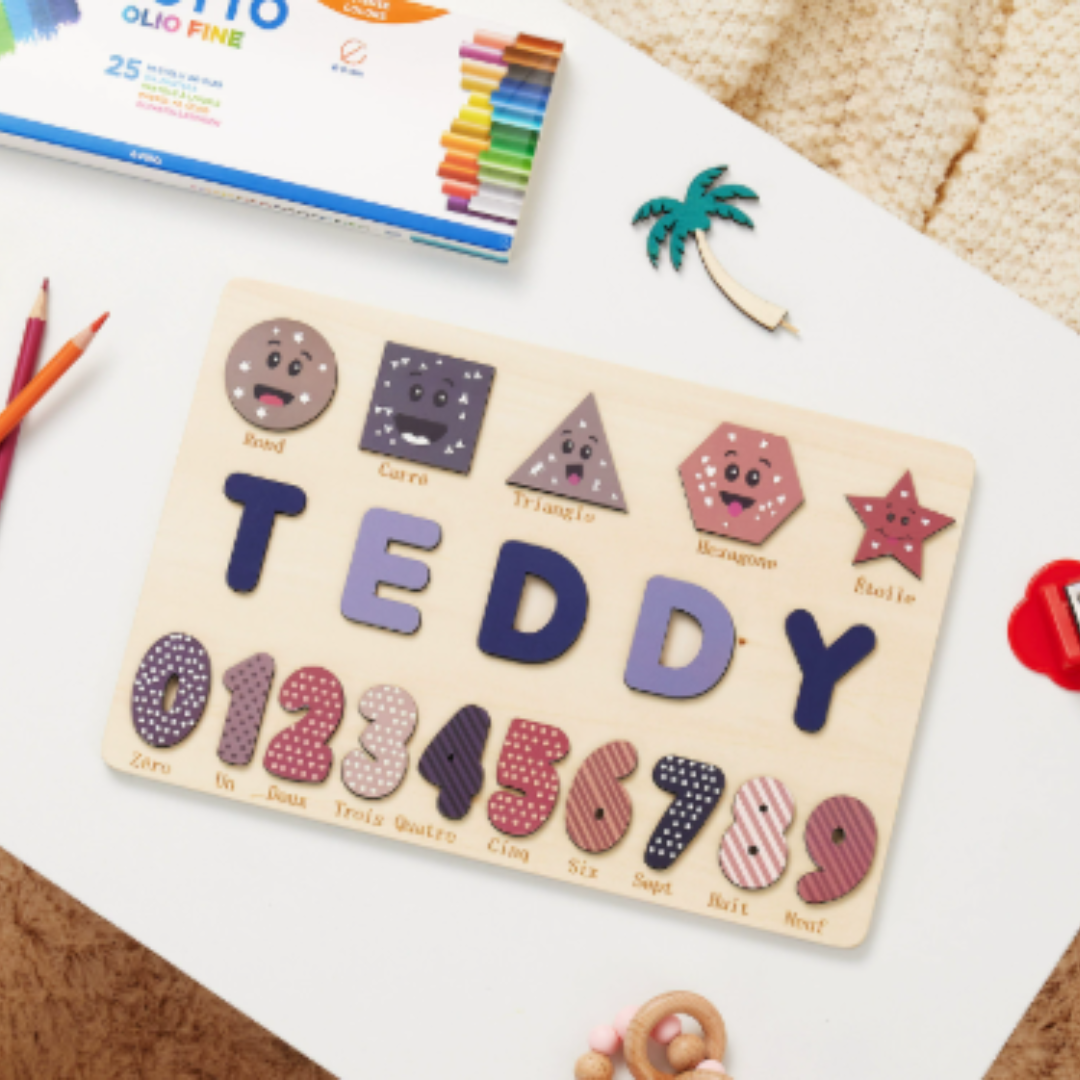 Your own name tag! - Name jigsaw puzzle