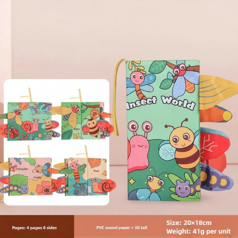 Colorful & Sensory – Infant tail book