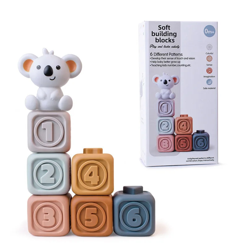 Stacking Tower - Chewing toys for babies