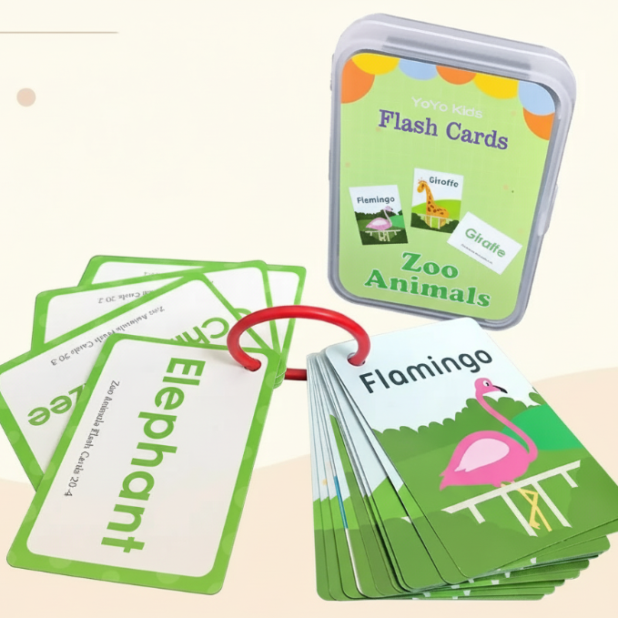 Cheerful & Language-rich – Educational Word Cards (English)