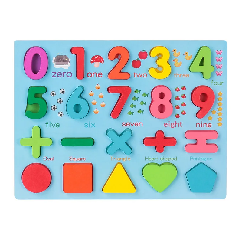 Colorful & Educational – Montessori Number & Letter Educational Puzzle