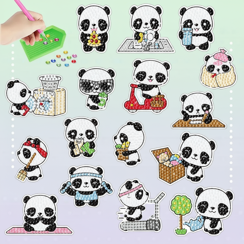Shady & Shiny – Diamond Painting Stickers
