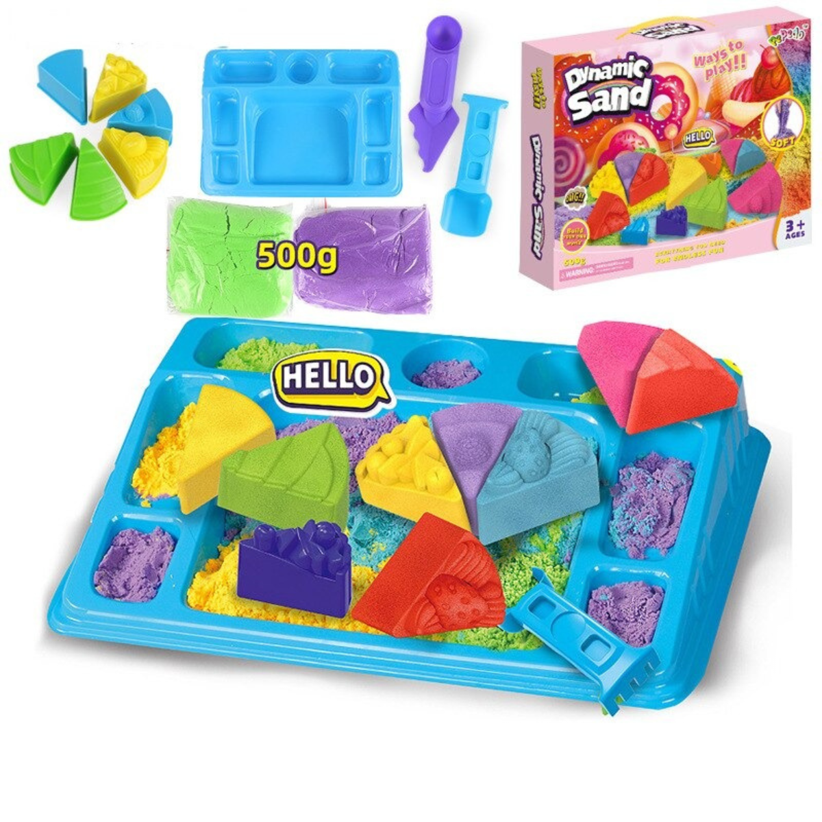 Enjoy playing and creating with sand! - Dynamic sand
