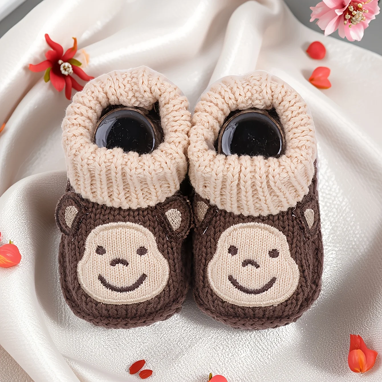 Knitted Infant Booties (3-6 months)
