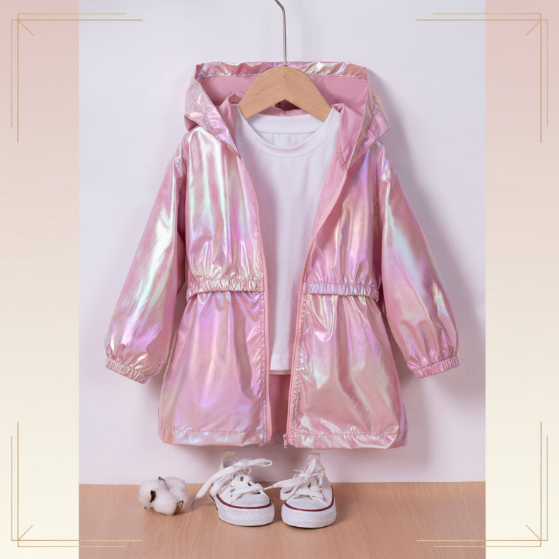Shiny & Light – Children's Raincoat with Hood