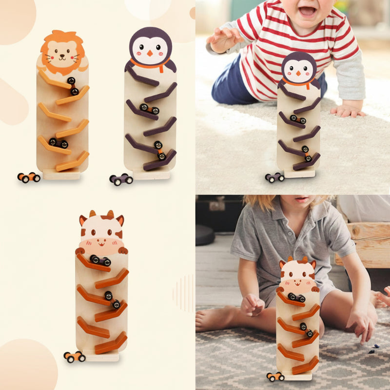 Active & Playful – Wood Car Roller Track