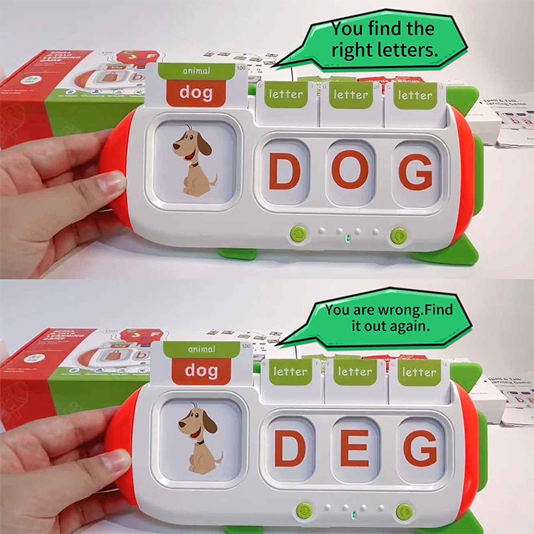Learn English words – Educational card machine