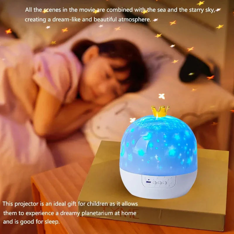 Dreamy & Innovative – Galaxy Projector Night Light with 360° Rotation