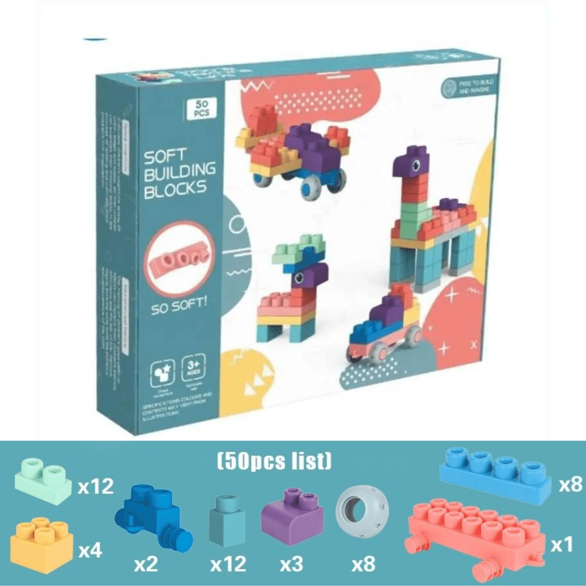Building fun - Plush building blocks