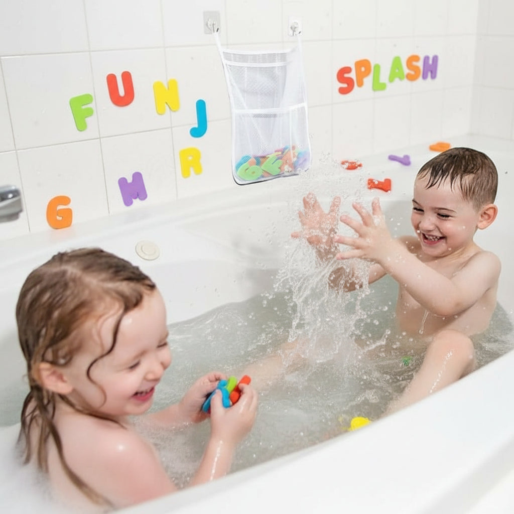 Mold-Free & Spacious – Bath Storage Net for Bath Toys