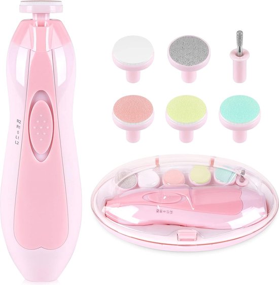 SafeCare – Silent & Safe – Electric Infant Nail File Set