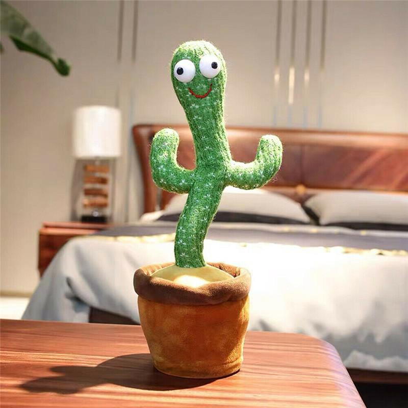 Plaything that responds to sounds - Dancing cactus