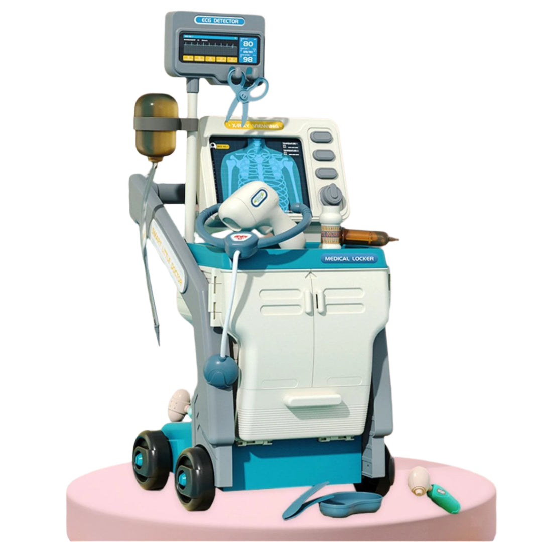 CarePlay – Educational & Imagination – Children's Doctor's Cart Play Set
