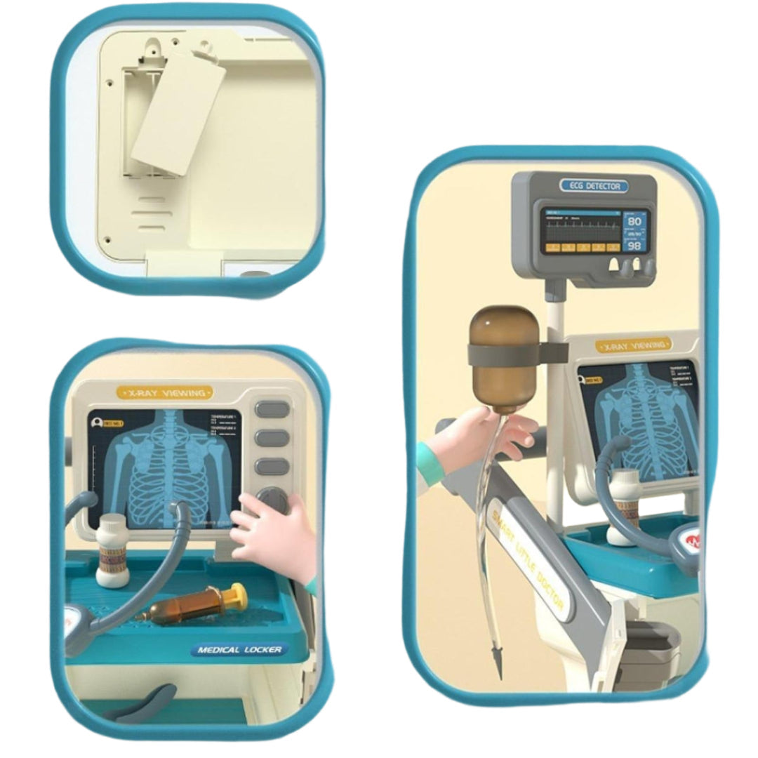 CarePlay – Educational & Imagination – Children's Doctor's Cart Play Set