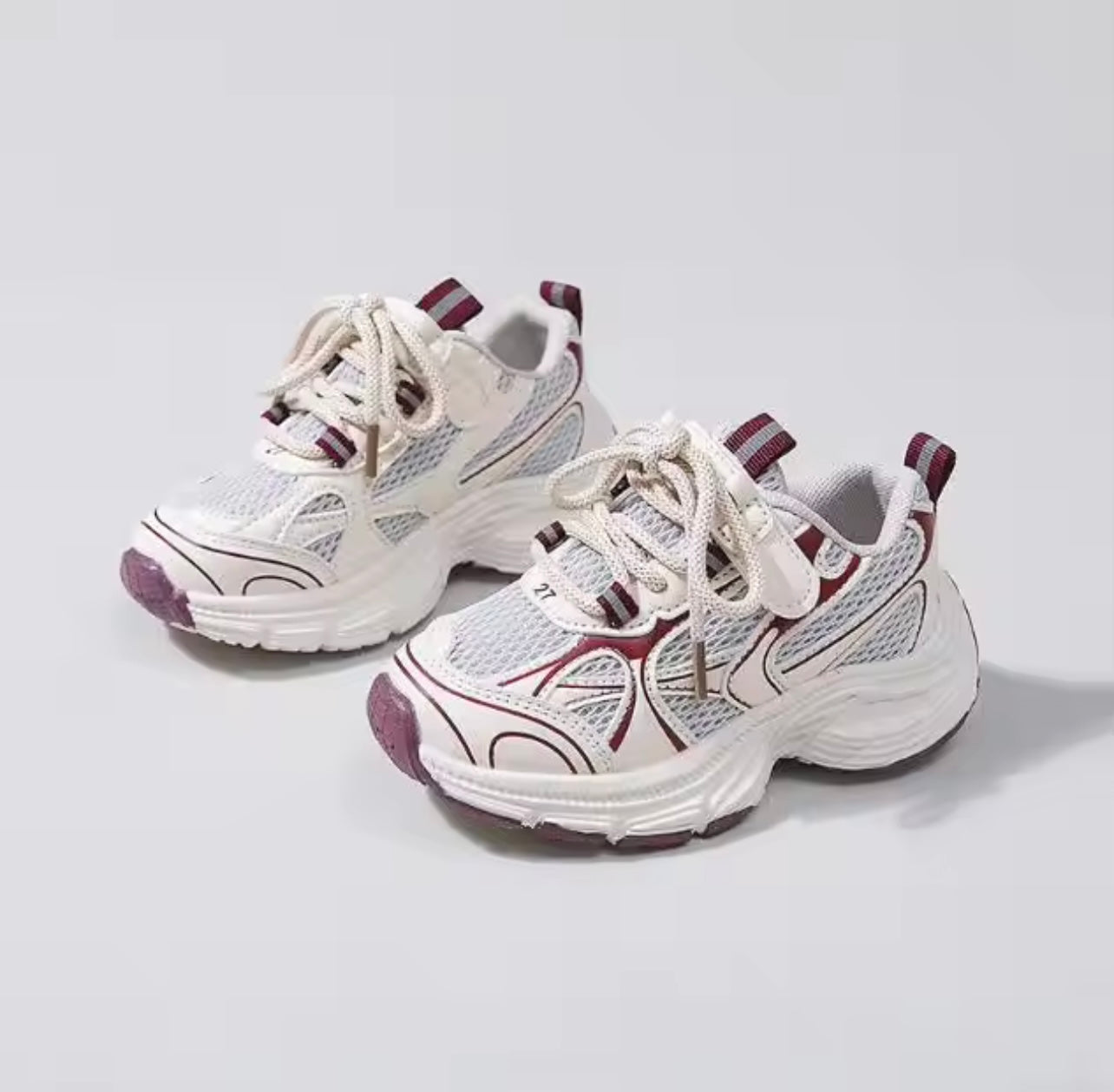 Breathable & Lightweight – Bordeaux Children' Sneaker