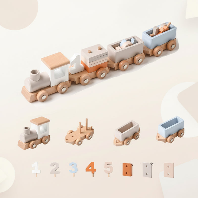 Playing & Developing – Sensory Wooden Infant Toys