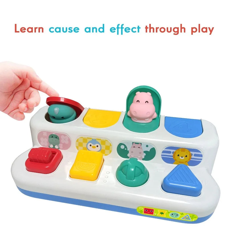 Press and turn the buttons - Infant toy