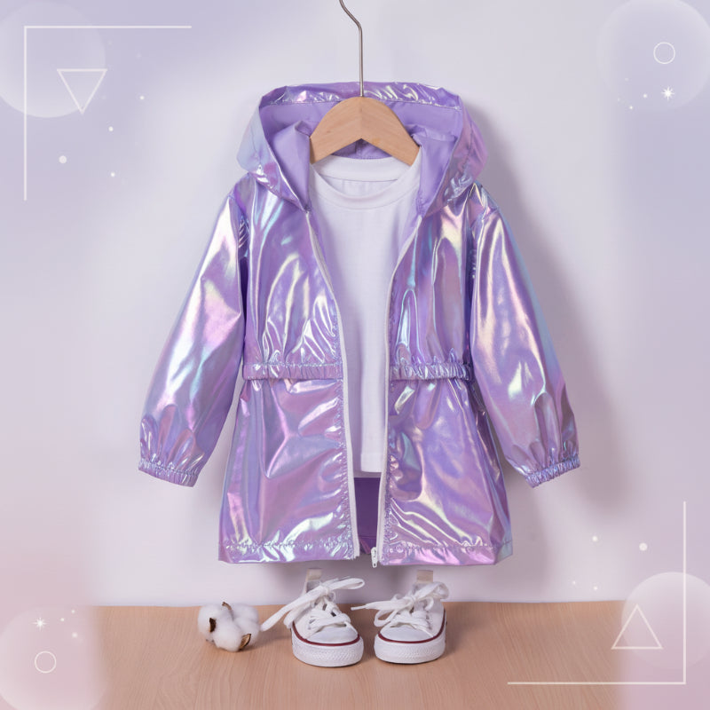 Shiny & Light – Children's Raincoat with Hood