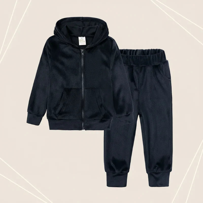 Children Tales – Warm & Comfortable – Velvet Tracksuit for Kids