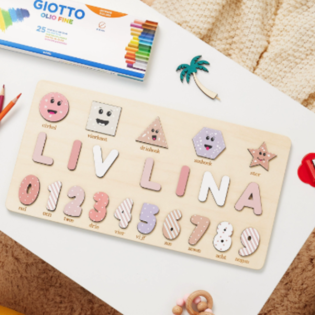 Your own name tag! - Name jigsaw puzzle