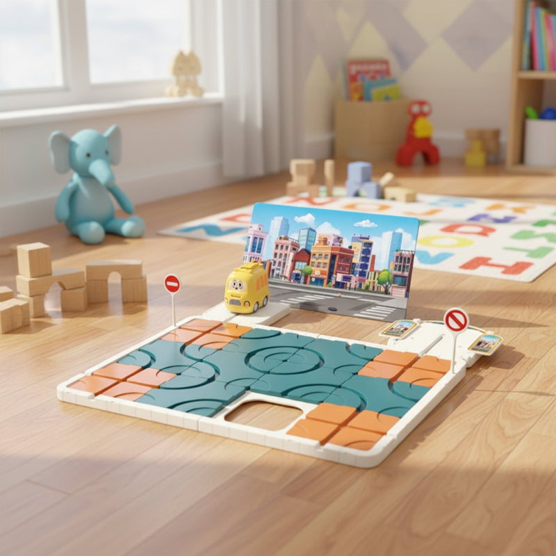Logical Thinking & Concentration - Train Puzzle Activity