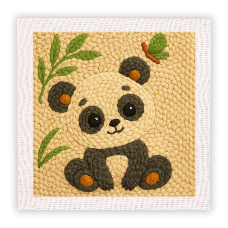 Handmade & Vibrant – Animal Embroidery Kit