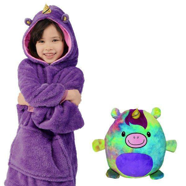 Hoodie and toy in one package - Warm kids's hoodie