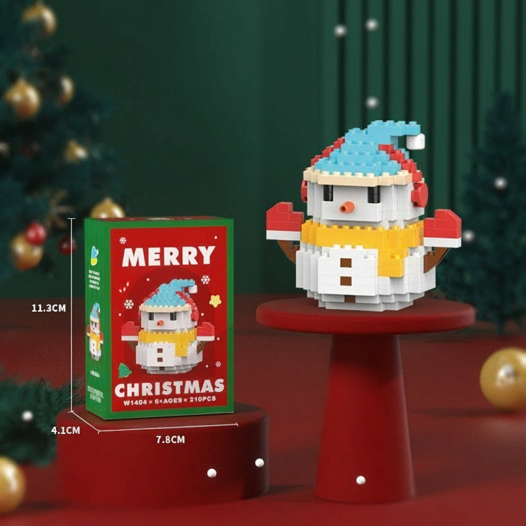 Cheerful & Decorative – Christmas Compact Building Blocks