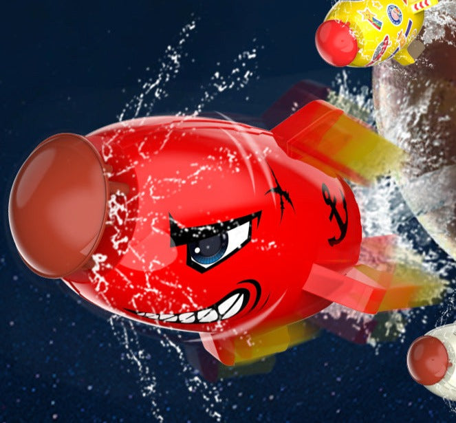 A splashing water adventure - Water jet rocket