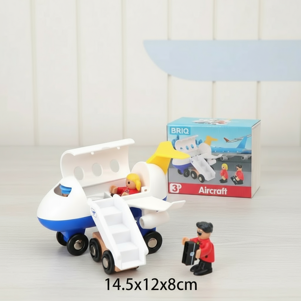 Stylish & Educational - Wooden Public Transportation Play Kit