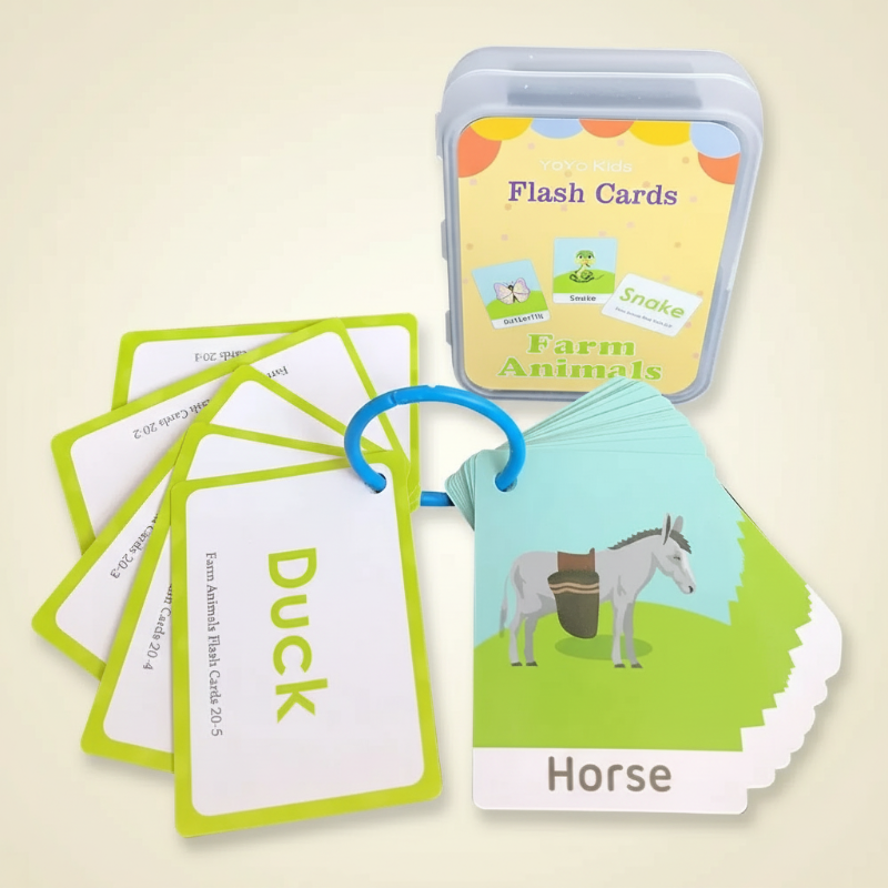 Cheerful & Language-rich – Educational Word Cards (English)