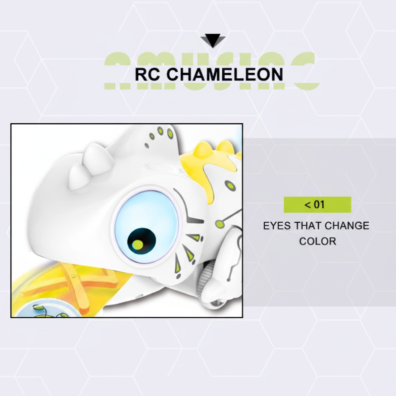Engaging & Playful – RC Remote-Controlled Chameleon