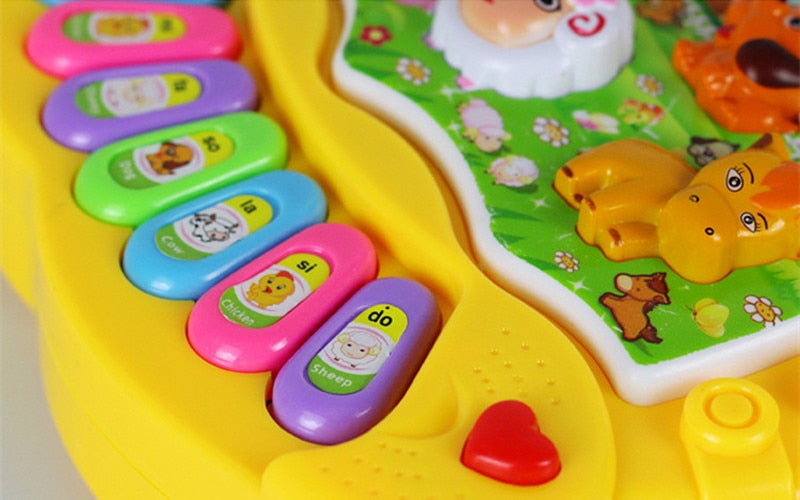 Musical animals - Toy piano for kids